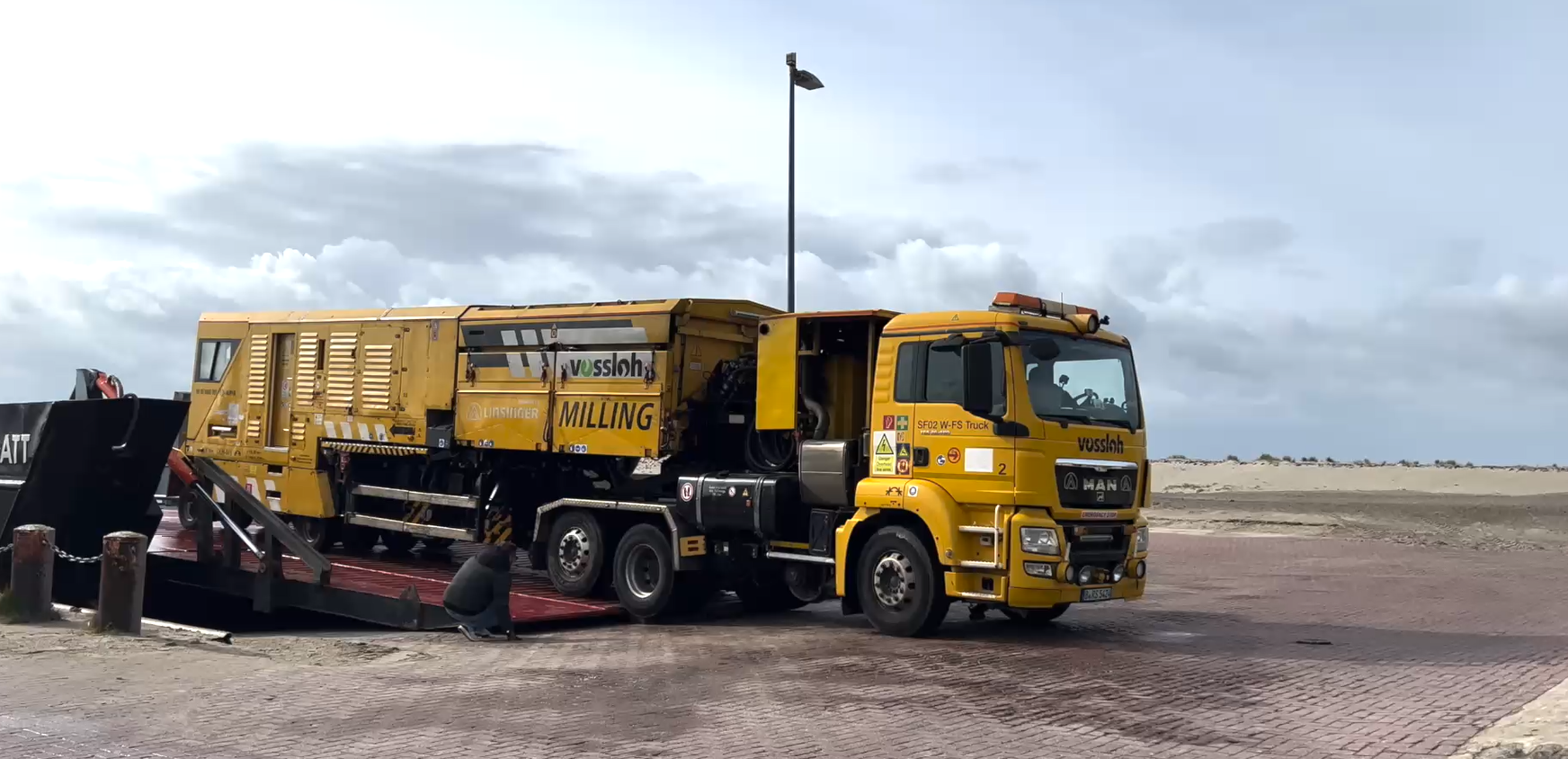 Fraiseuses et Flexis à Wangerooge