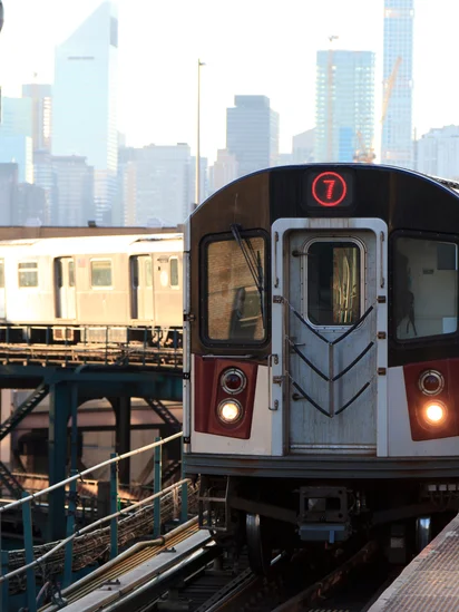 Railway line through the forest