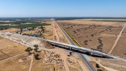 Pas de grande vitesse sur le chantier : California High-Speed Rail (Courtesy California High-Speed Rail Authority)