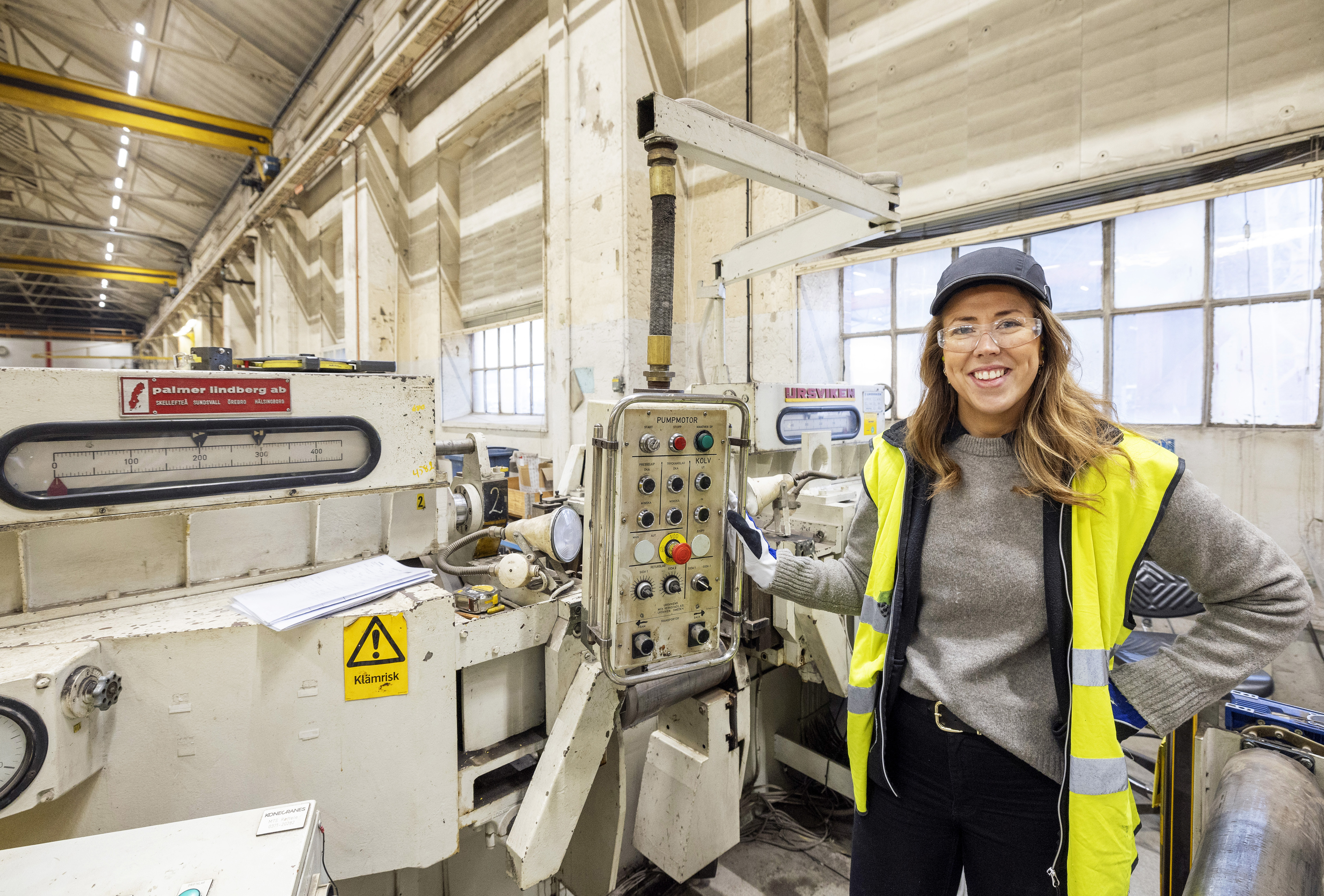 Ellen Erickson, produktionstekniker hos Vossloh i Sverige