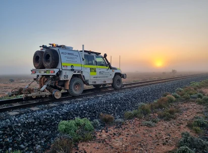 Railway inspection vehicle