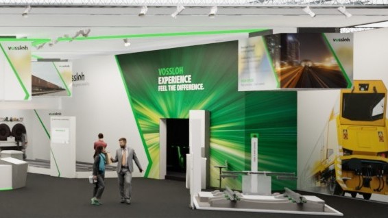 Vossloh-Stand auf der InnoTrans