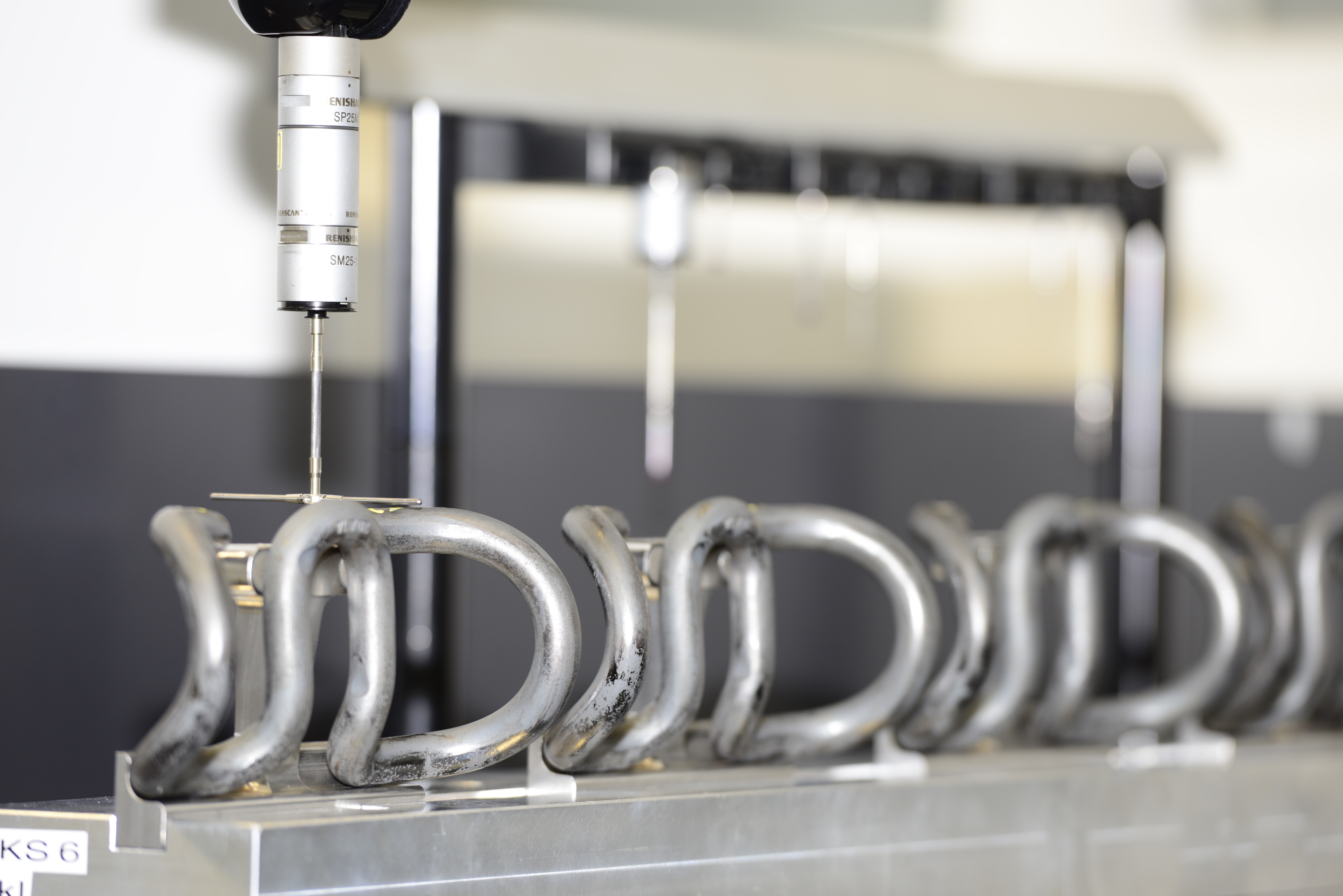 Research and Development tension clamps in laboratory