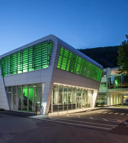 Vossloh headquarter in Werdohl by night